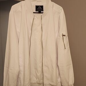 White Bomber Jacket